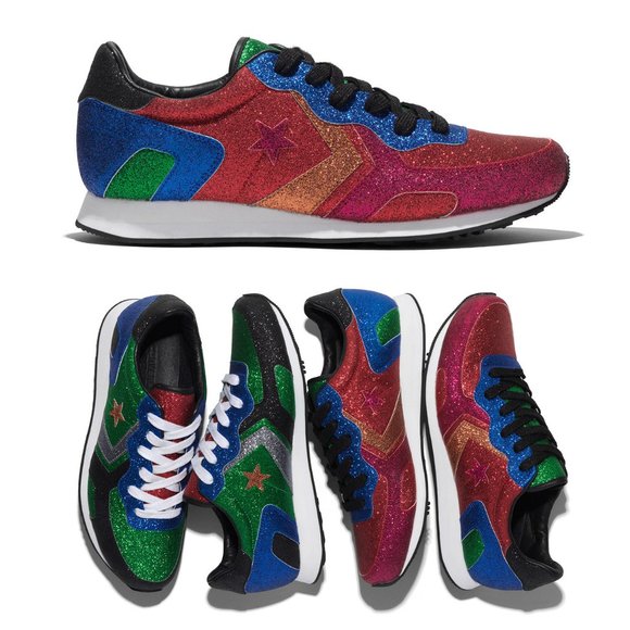 Converse x JW Anderson Thunderbolt Low Glitter Runners - Picture 3 of 13